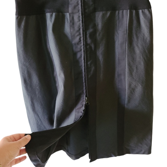 Staci Snider designer tailored mini hooded dress sz large - Picture 7 of 12